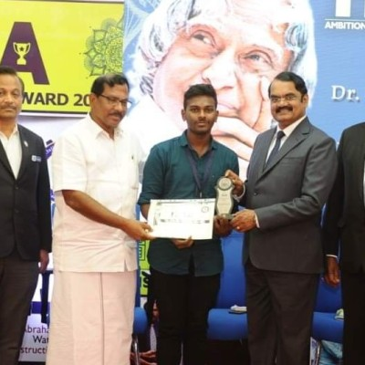 TISLA Award receiving Image